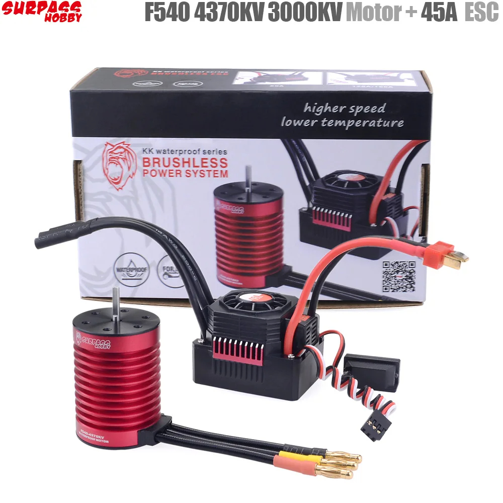 Rc Hobby Motors - SURPASS HOBBY KK Wasserdichter Combo F540