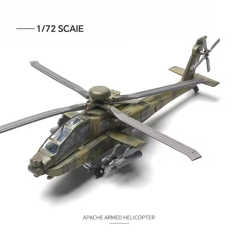 Rc Helicopter Hobby Grade - Spielzeugflugzeuge im Maßstab 1:72 US Apache