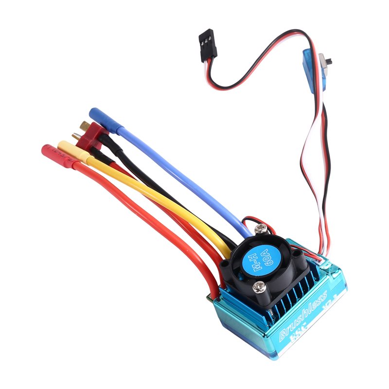 Rc Hobby Motors - MACH-60A Bürstenloser ESC-Geschwindigkeitsregler mit T-Stecker, 4,0