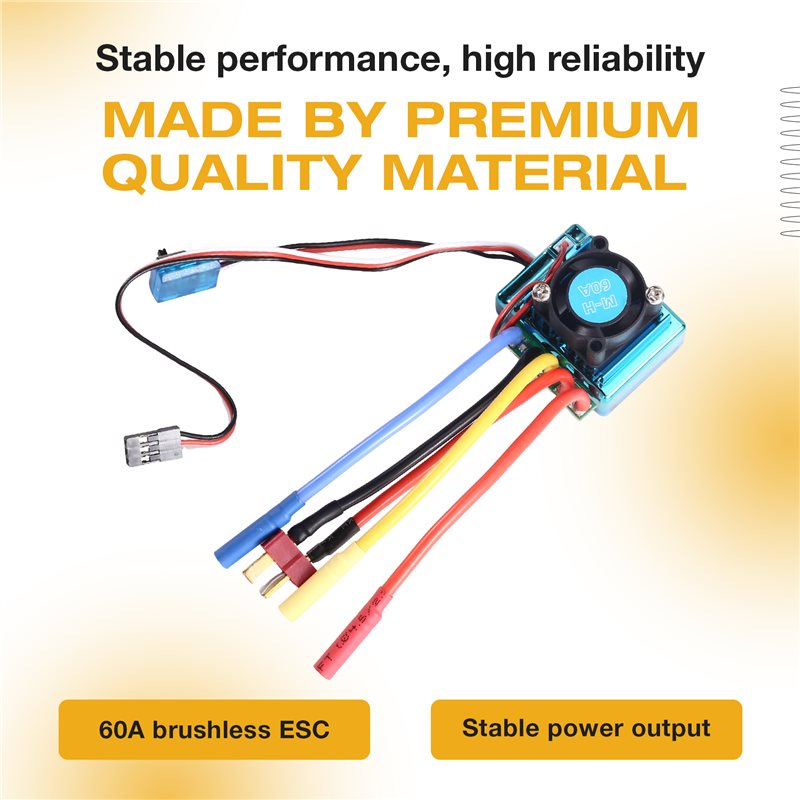 MACH-60A Bürstenloser ESC-Gesc – Rc Hobby Motors Bewertung und Preis
