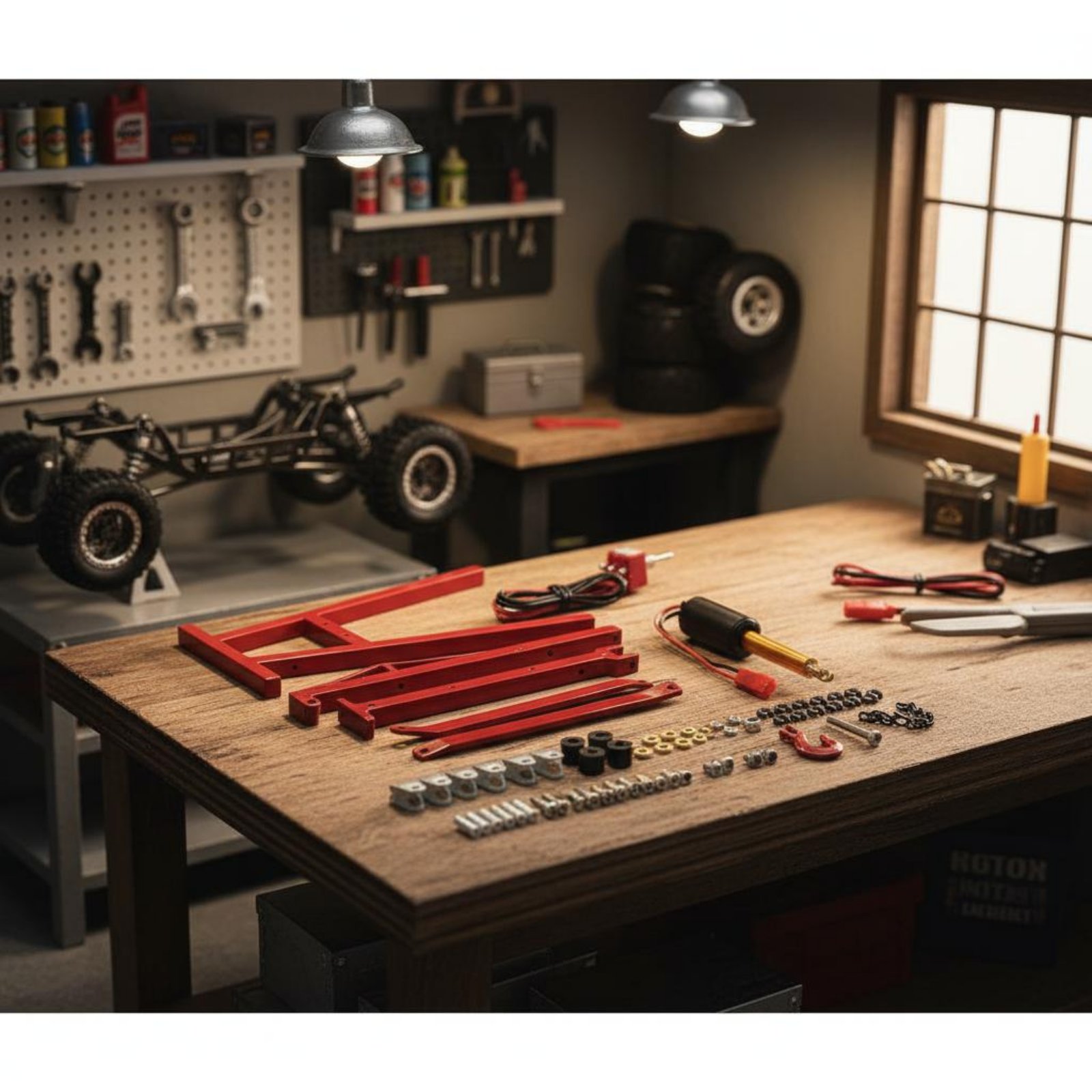 1/10 Maßstab Garagenset Hobby- – Rc Hobby Garage Bewertung und Preis